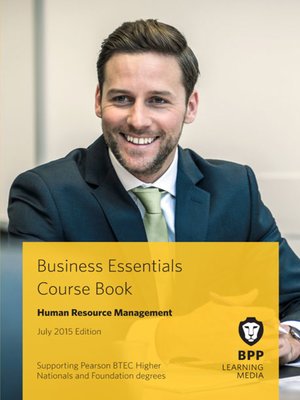 cover image of Human Resource Management Course Book 2015